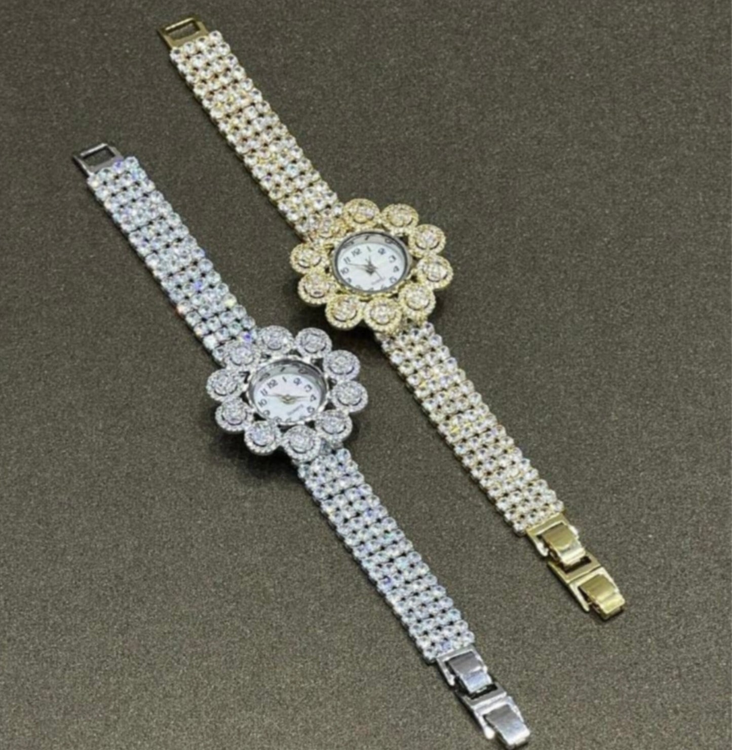 Floral Bloom Diamond Watch