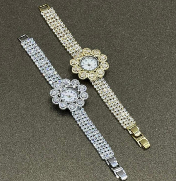 Floral Bloom Diamond Watch