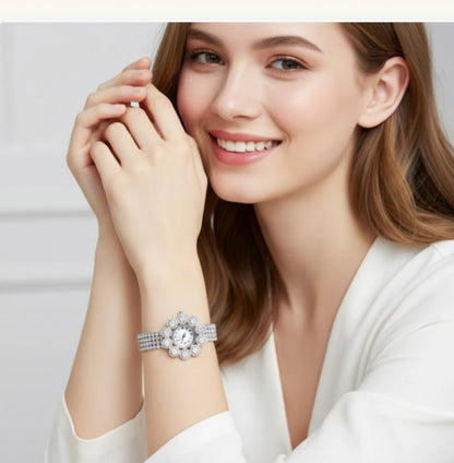Floral Bloom Diamond Watch