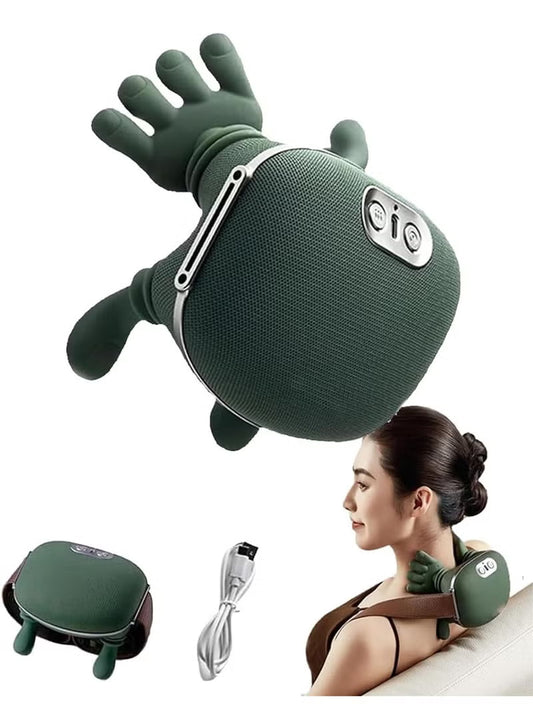 Neck & Shoulder Massager with Heat – Portable Deep Tissue Pain Relief